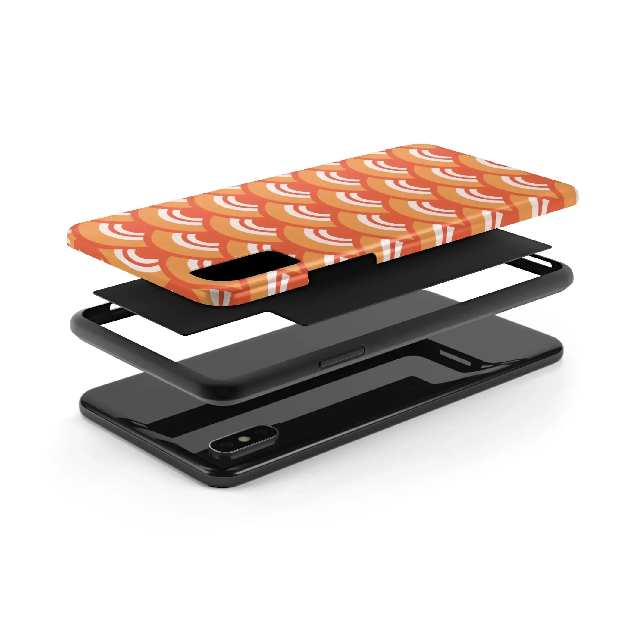 Wave Tide | Orange Abstract Case