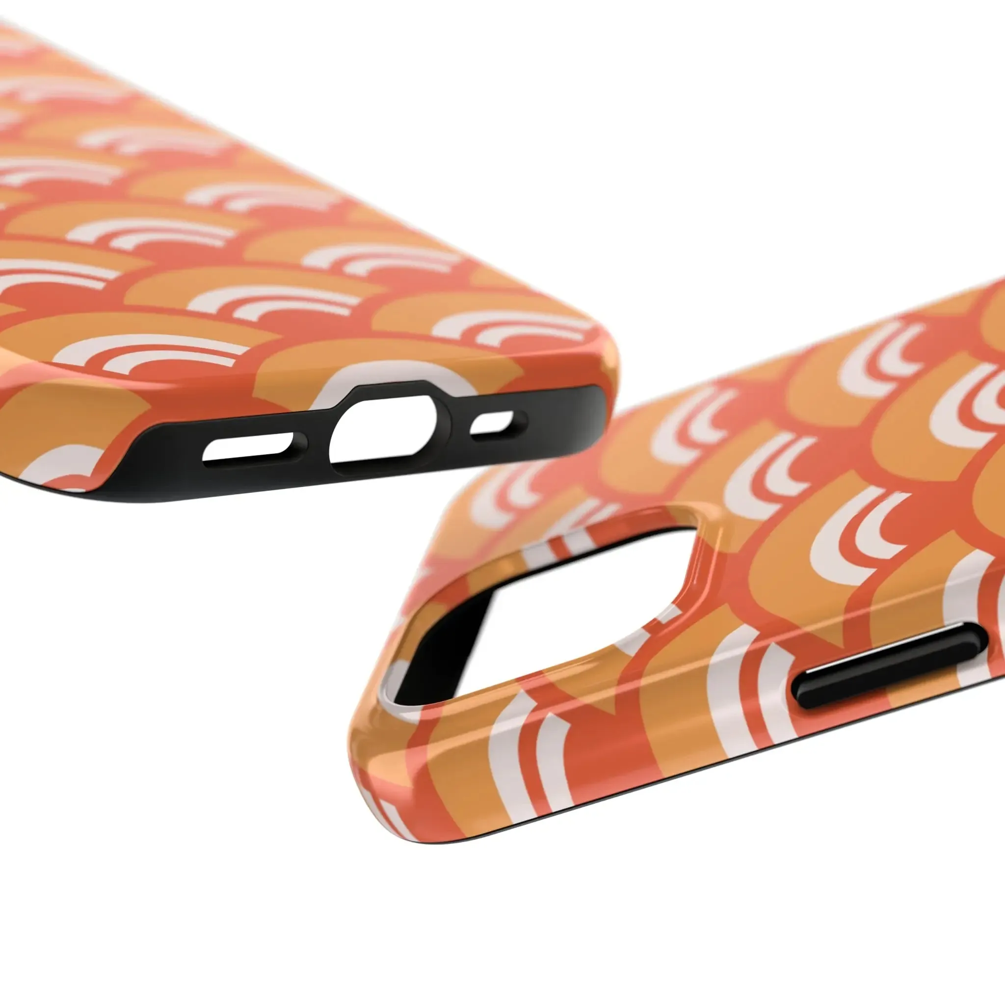 Wave Tide | Orange Abstract Case