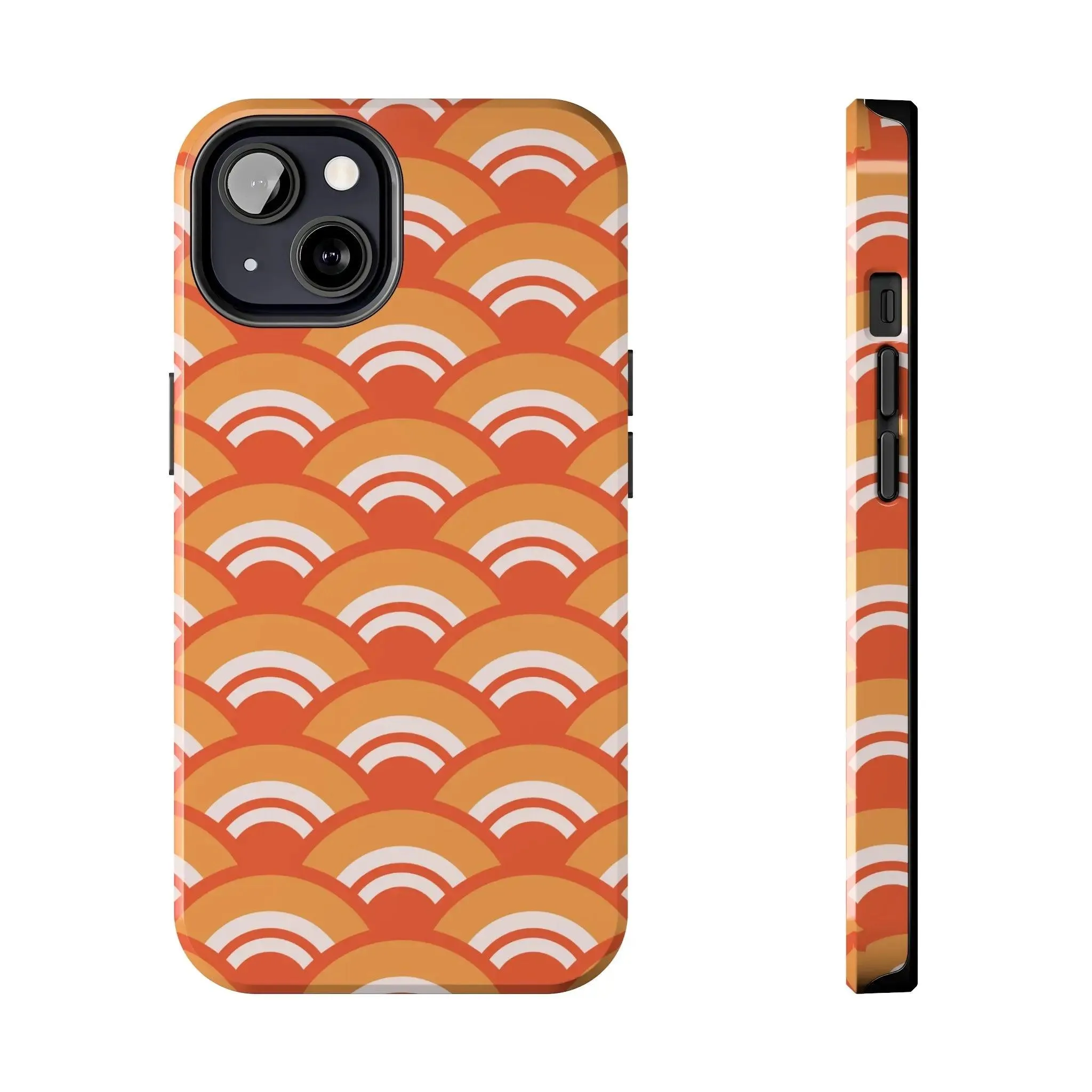 Wave Tide | Orange Abstract Case