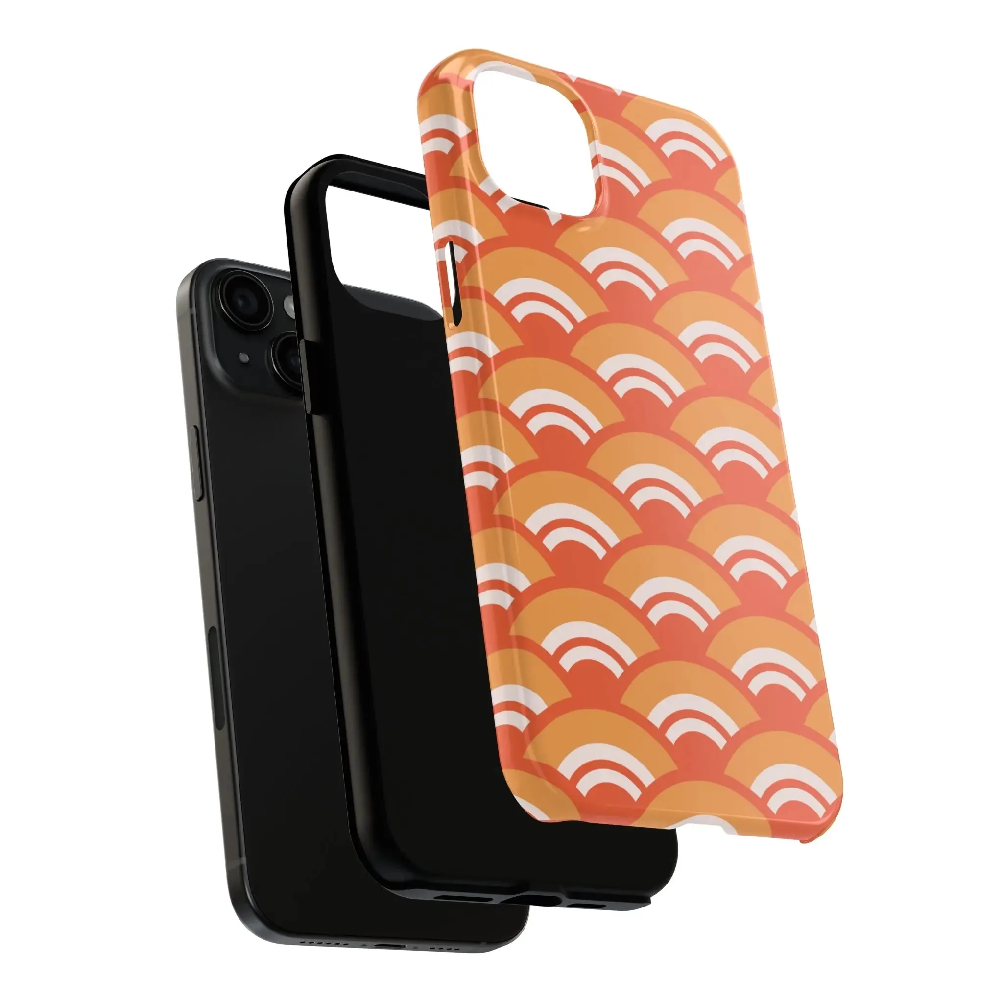 Wave Tide | Orange Abstract Case