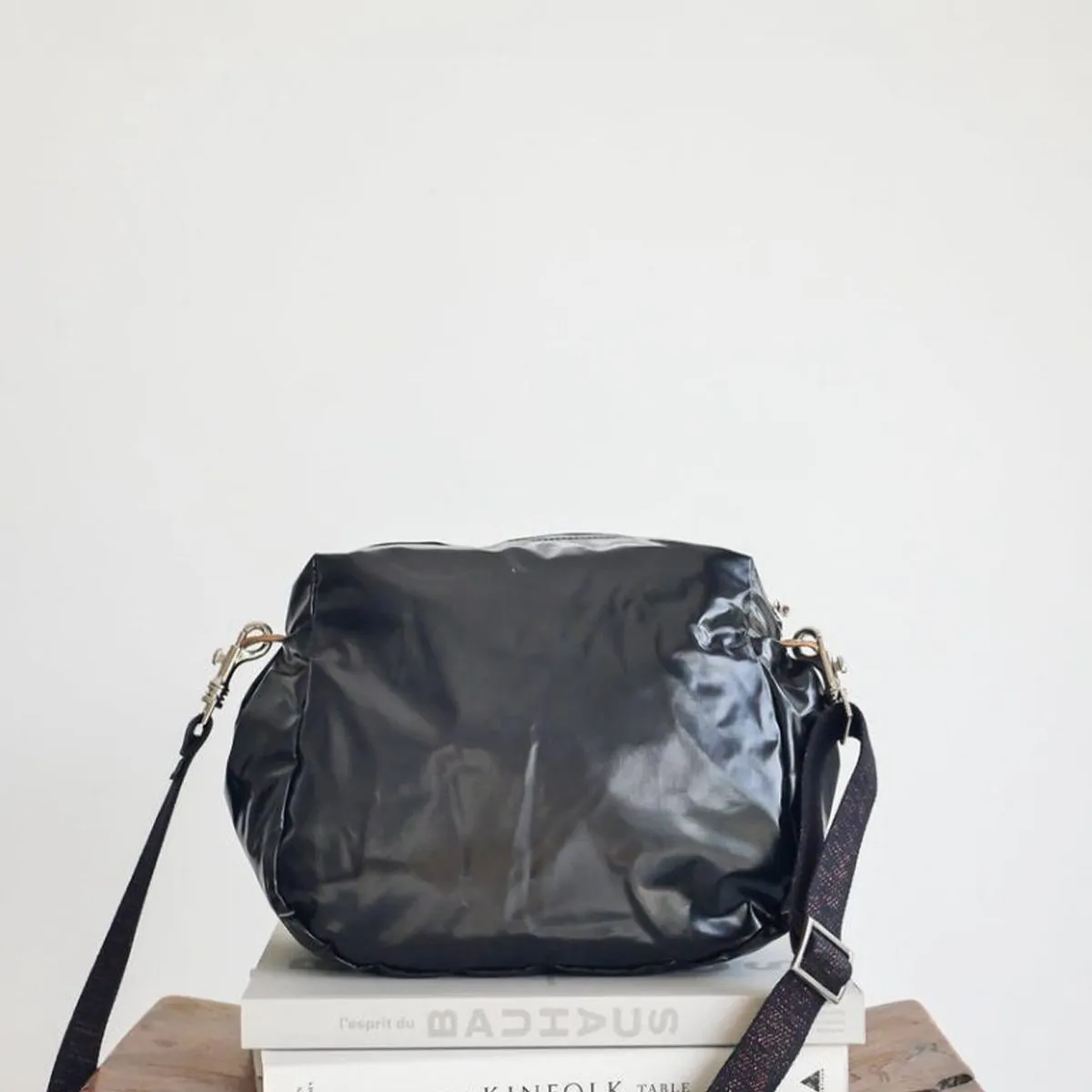 Sleek Black Westside Shoulder & Crossbody Bag for Versatile Style