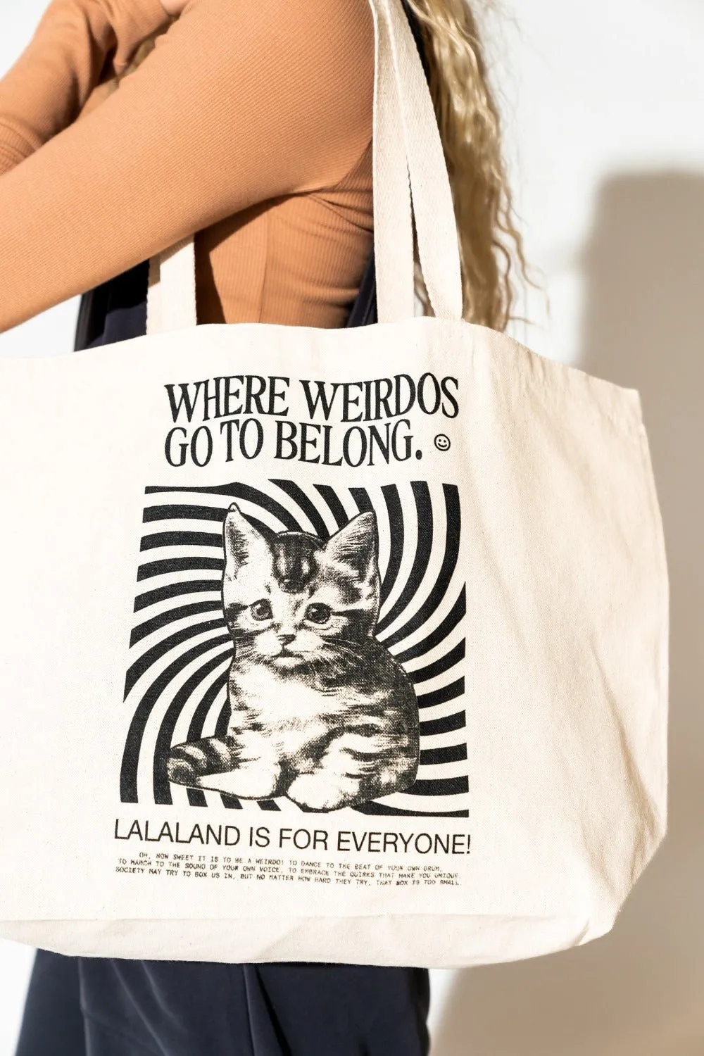 Unique Where Weirdos Belong Themed Durable Canvas Tote Bag